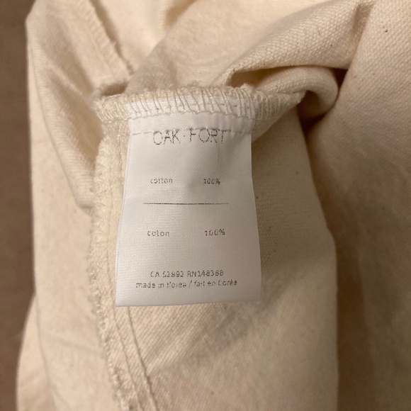 Oak + Fort Cotton Canvas Skirt - Picture 5 of 6